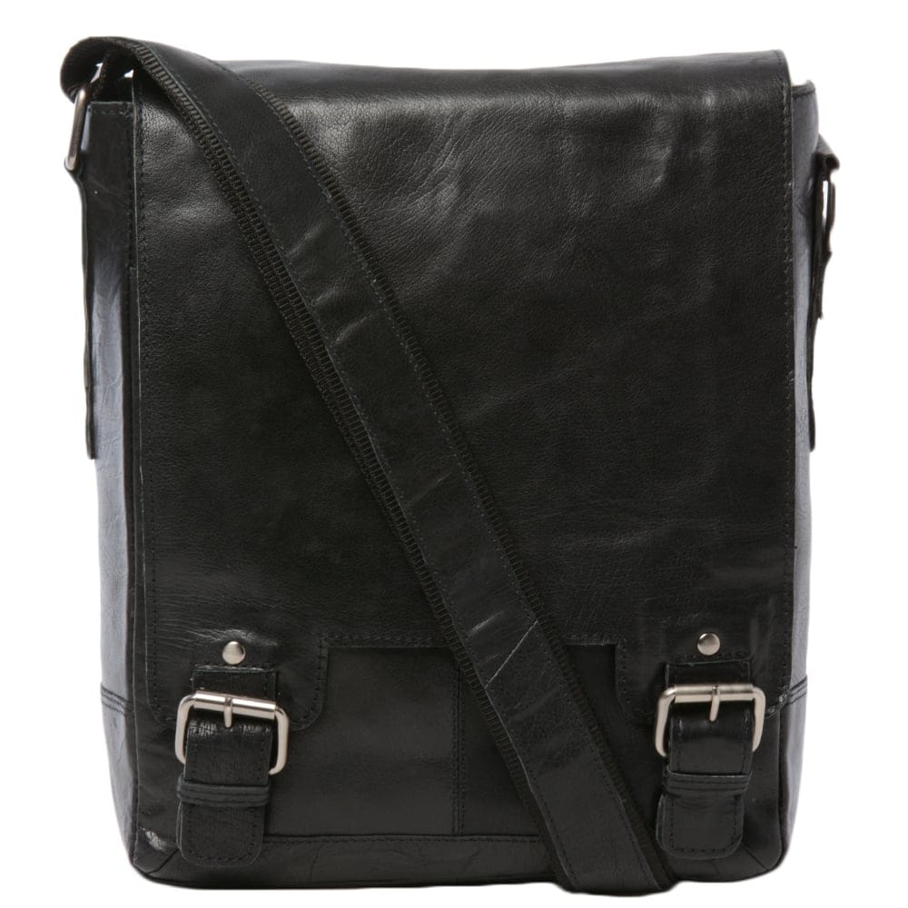 mens leather ipad messenger bag