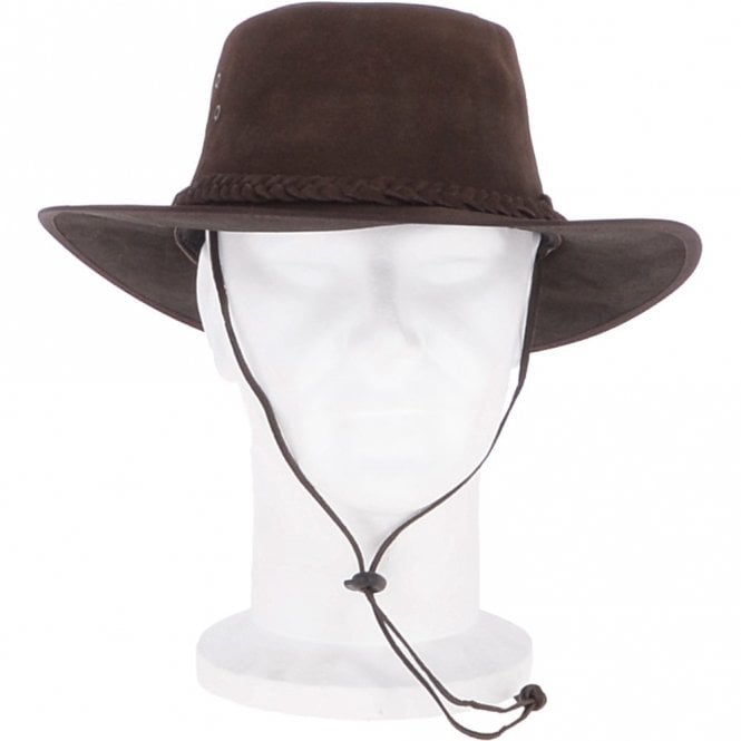 Men's Australian Hardwearing Bush Hat Brown: Dundee